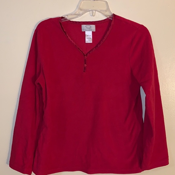 Oscar de la Renta vintage flannel pajamas set - Picture 5 of 8